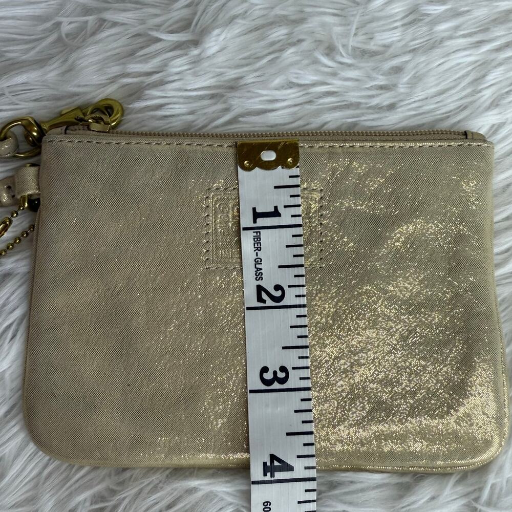 COACH Gold Poppy Wristlet - Picture 9 of 9